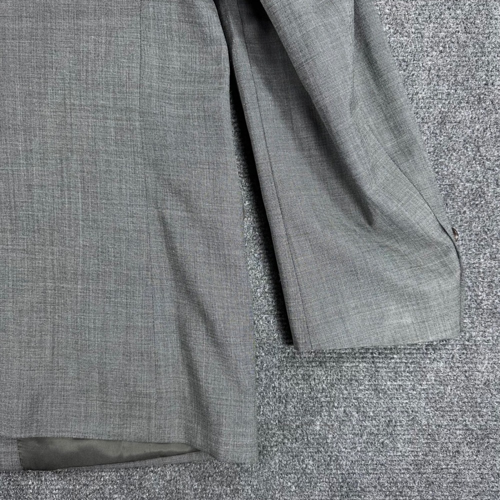 Lauren Ralph Lauren Blazer Mens 44R 44 Regular Grey 100% Wool Sport Coat Jacket - Picture 11 of 16